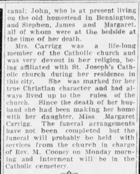 Clipping from The Courier